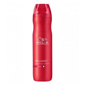 Wella Professionals Brilliance Shampoo for Coarse Coloured Hair - 250ml 